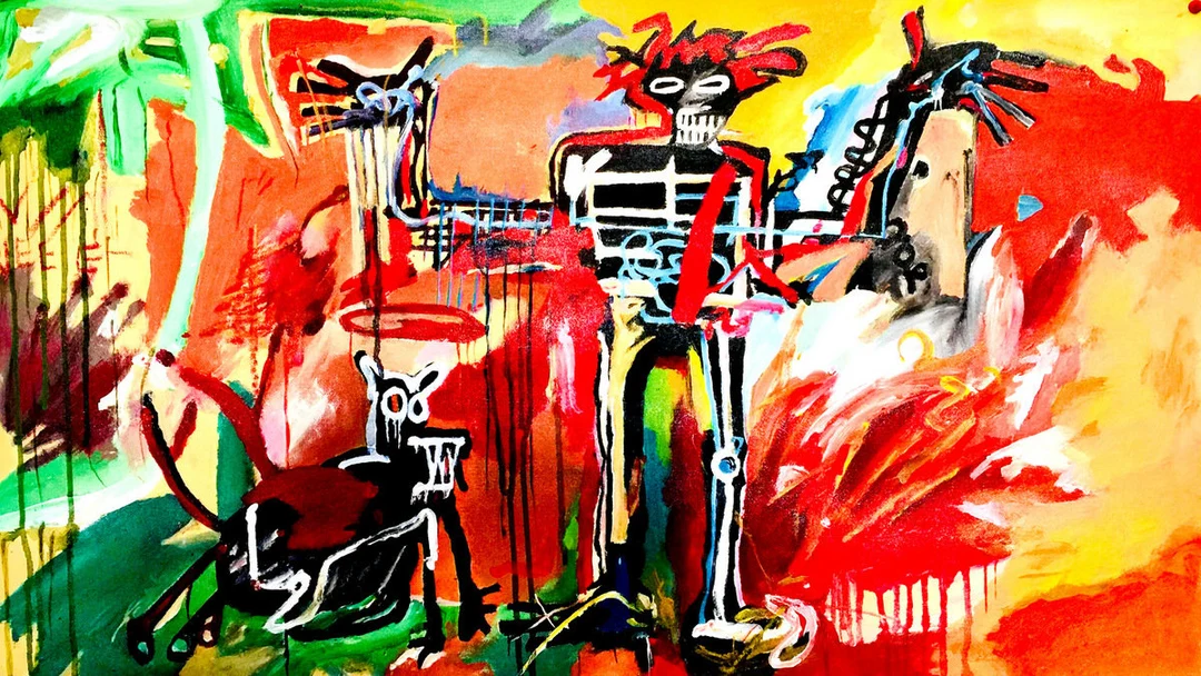 Boy and Dog in a Johnnypump Basquiat