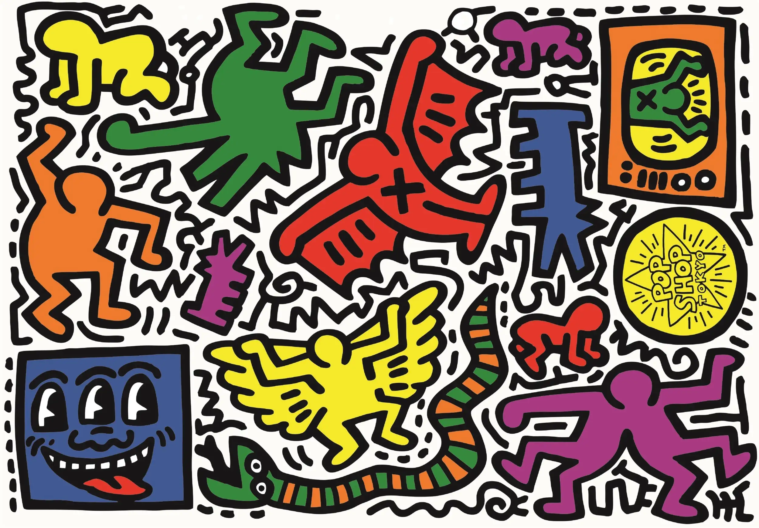 Keith Haring, Artiste américain, Pop Art