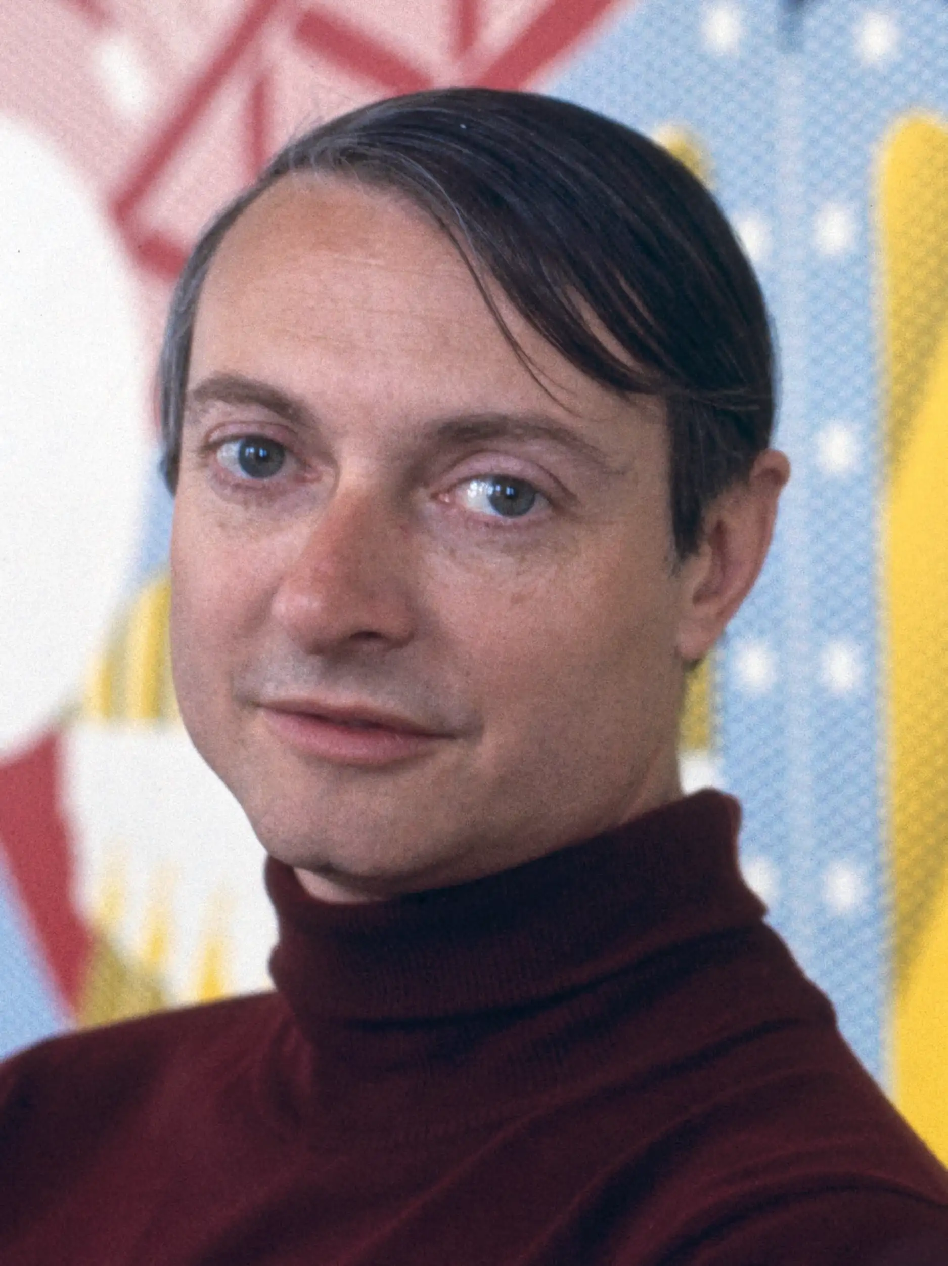 Roy Lichtenstein Photo Portrait Artiste Américain