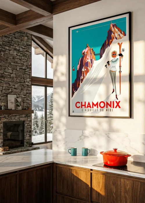 Affiche, Décoration Chalet moderne Monsieur Z, AAZ Galerie