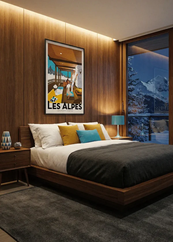 325 Affiche, Décoration Chalet moderne Monsieur Z, AAZ Galerie