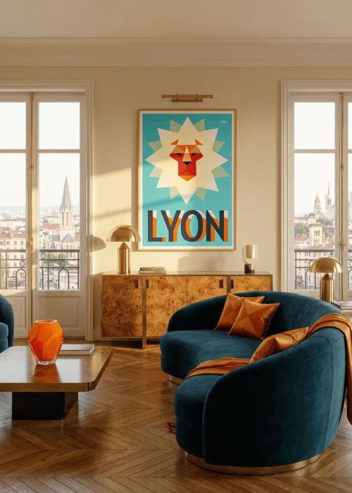 Affiche, Décoration Chalet moderne Monsieur Z, AAZ Galerie