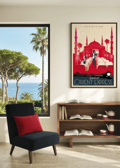 Affiche, Décoration Chalet moderne Monsieur Z, AAZ Galerie