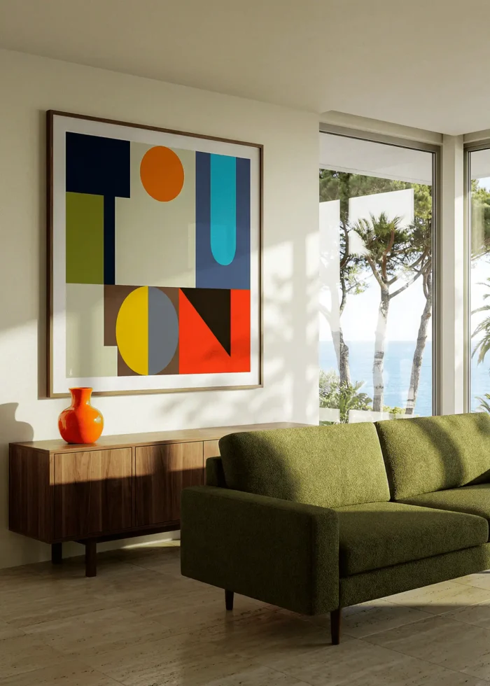 389 Affiche, Décoration Chalet moderne Monsieur Z, AAZ Galerie