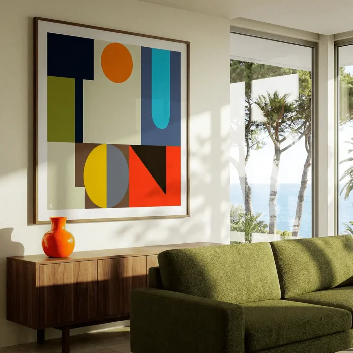 389 Affiche, Décoration Chalet moderne Monsieur Z, AAZ Galerie