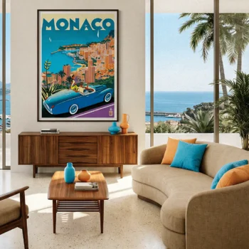 Affiche, Décoration Chalet moderne Monsieur Z, AAZ Galerie