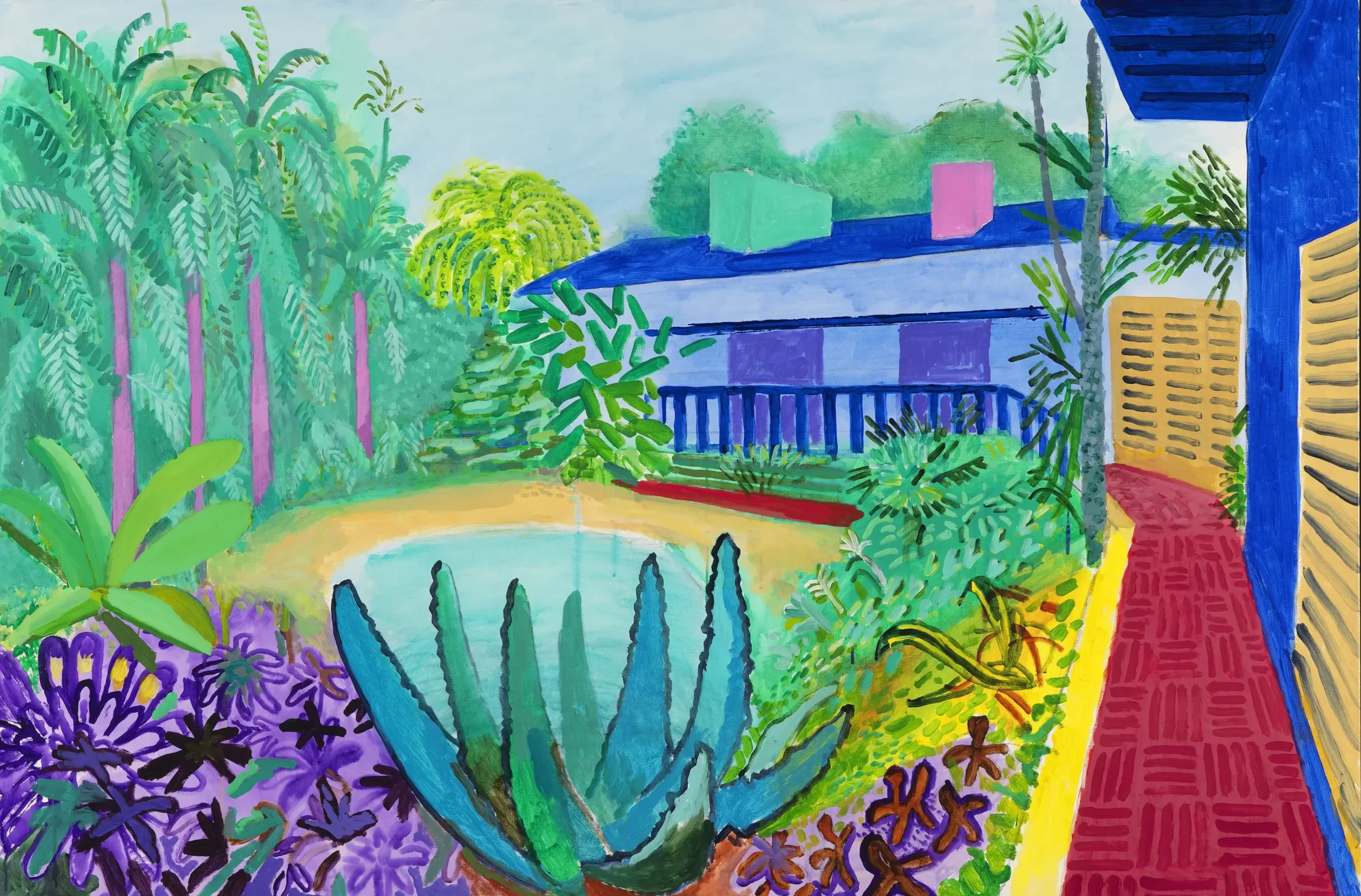 Peinture de David Hockney