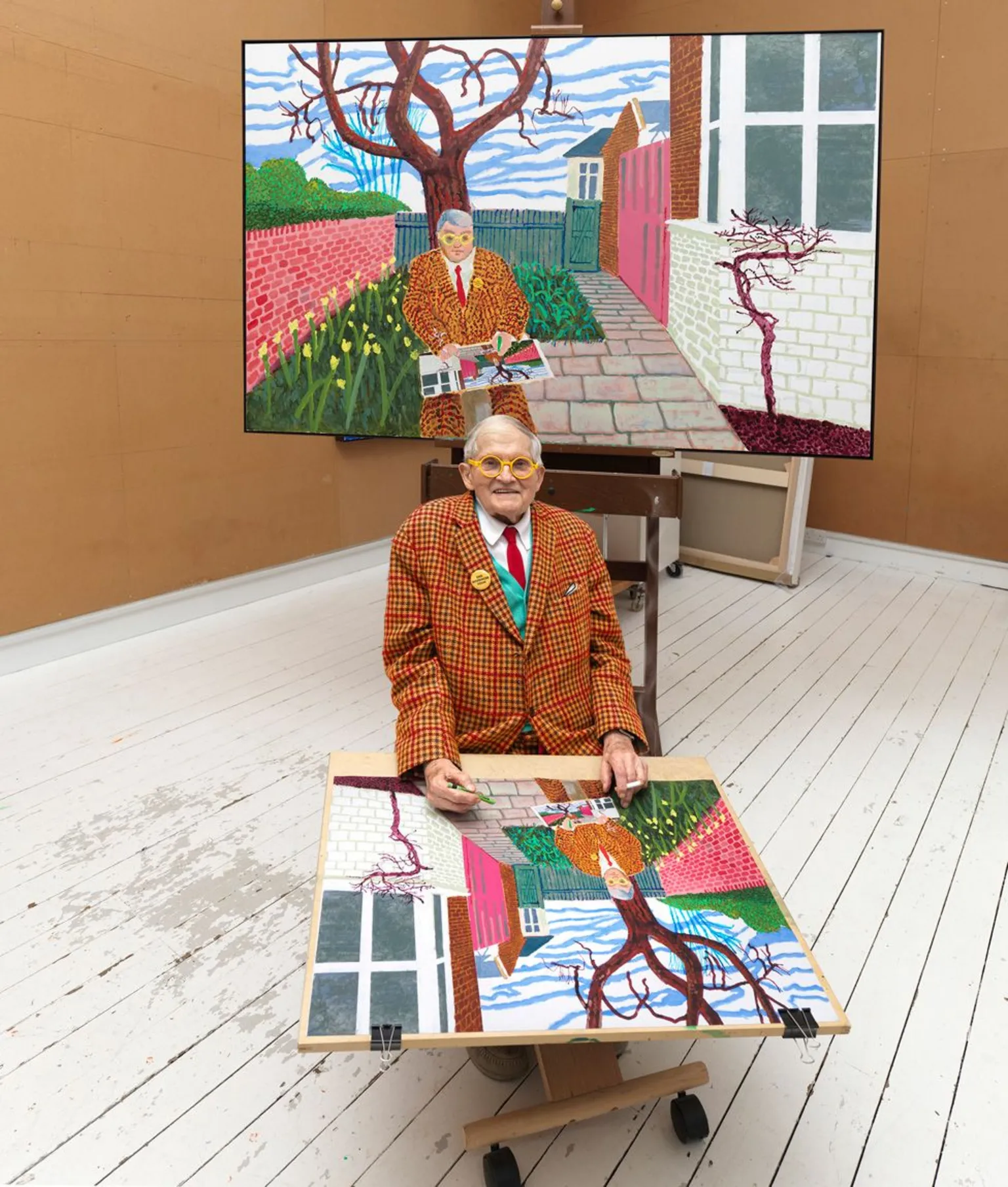 David Hockney autoportrait