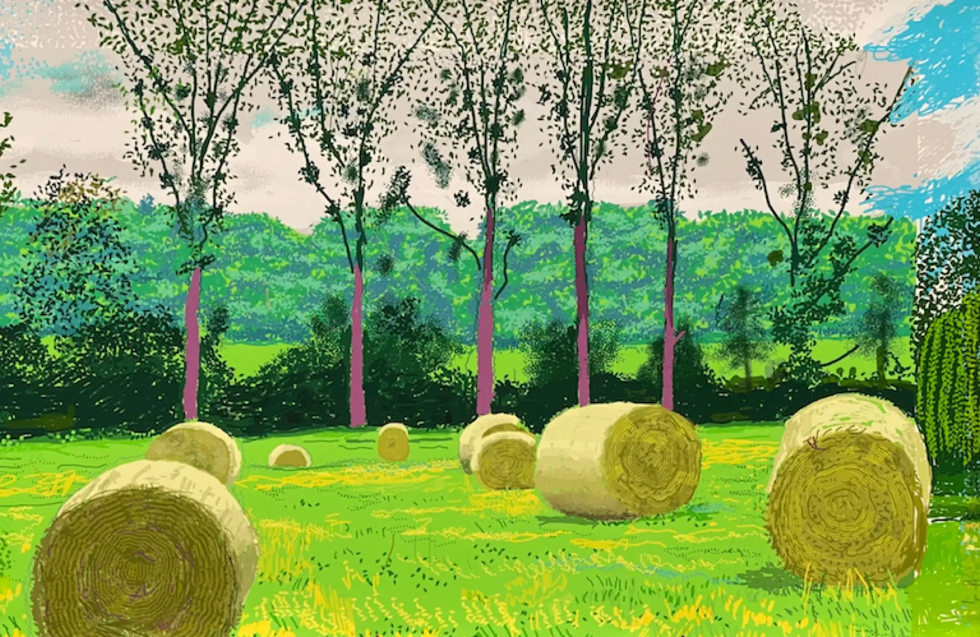 Peinture de David Hockney