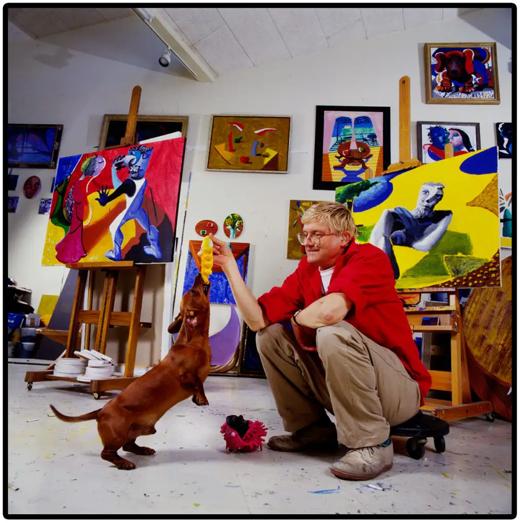 Ancienne photographie David Hockney