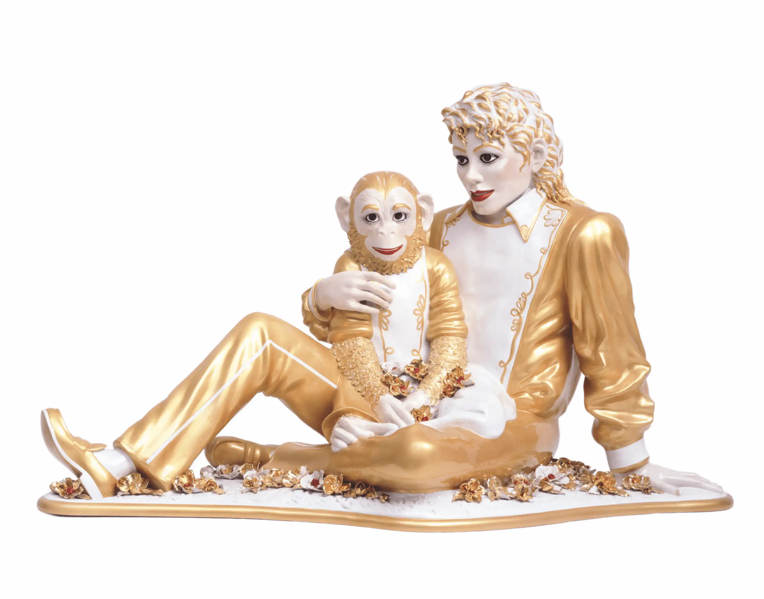 Jeff Koons michael jackson and bubbles 2001