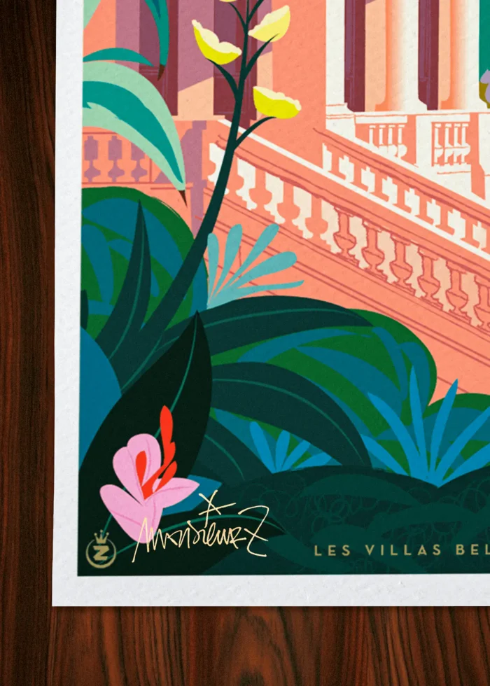 Signature-567 Affiche Saint raph Monsieur Z, AAZ Galerie