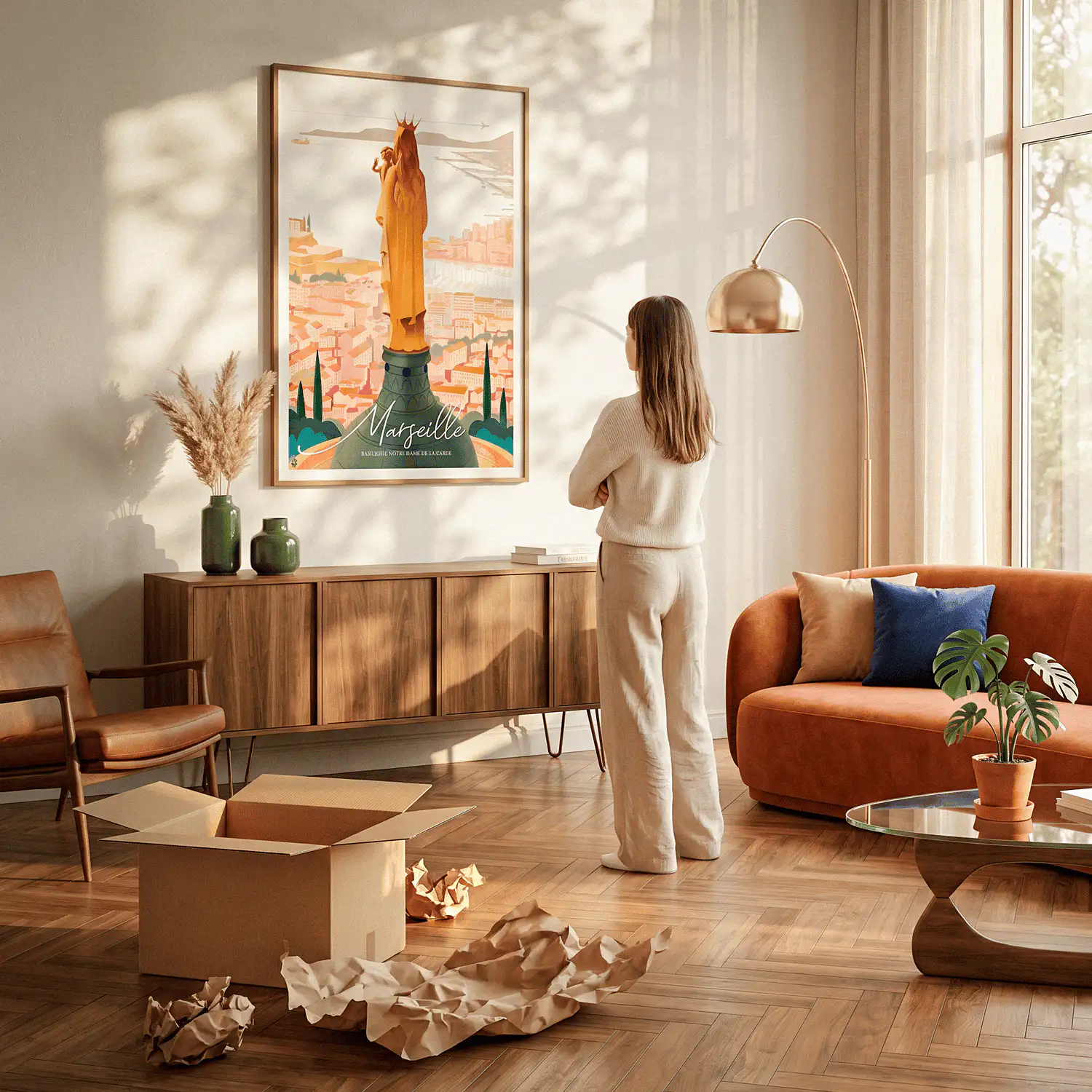 AAZ Galerie, livraison à domicile d'œuvre d'art
